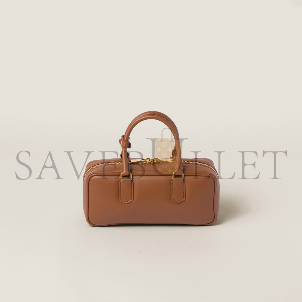 M1v M1v arcadie leather handbag 5bb148 (27*12*9cm)